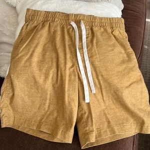 Banana Republic Linen Blend Drawstring Shorts